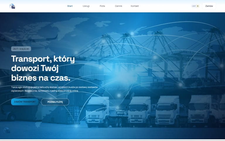 TransLogix — strona transportowo-logistyczna